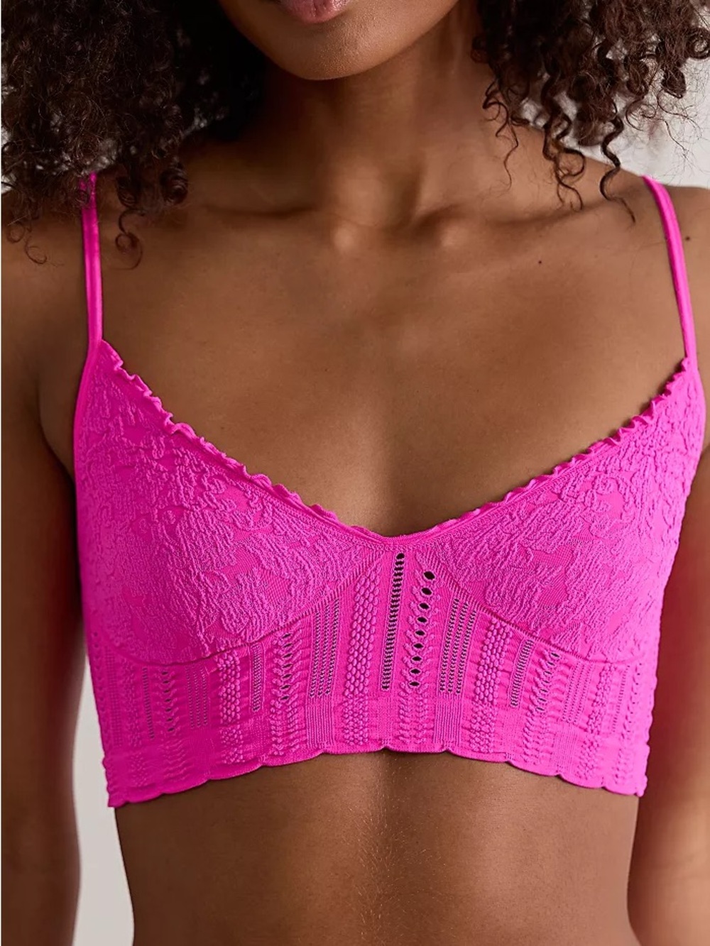 Free People Pink Flame Bralette